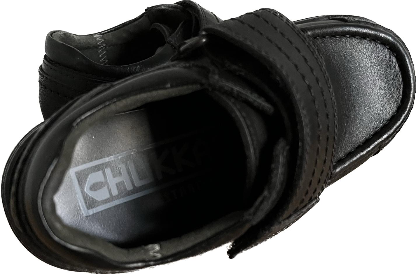 Start-Rite Grafter Black Leather Shoes size UK9H NEW in Box