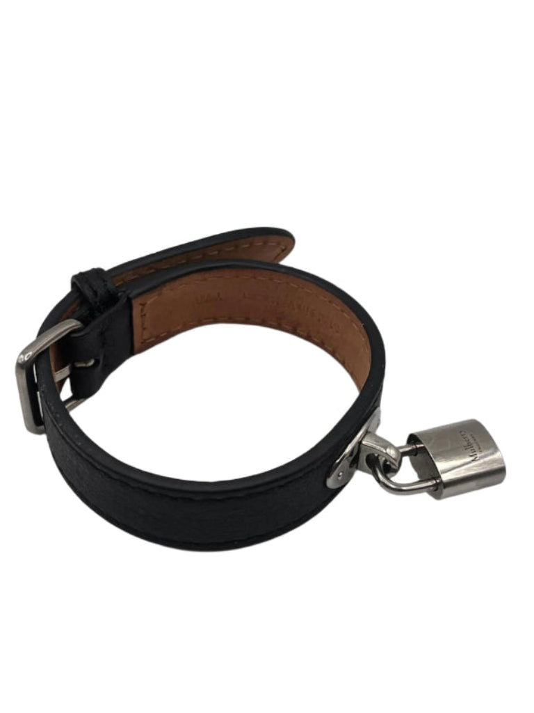 Mulberry Black Padlock Bracelet