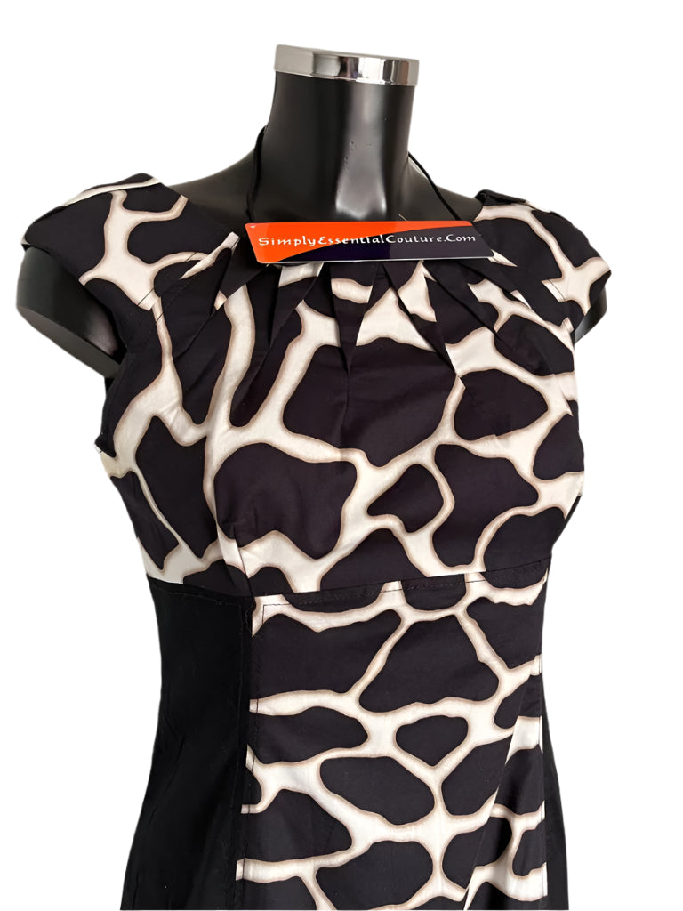 KAREN MILLEN Black & White Dress - UK12