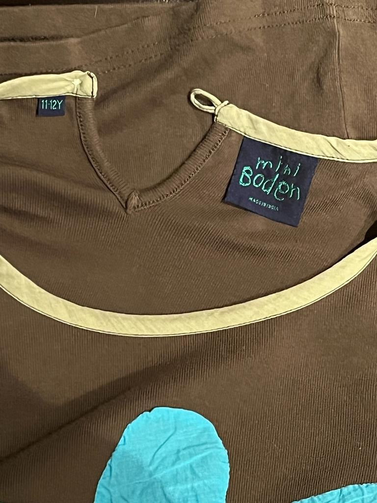 MINI BODEN Brown Top - Age 11-12yrs