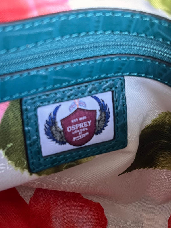 Osprey London Teal Handbag - NEW with Labels
