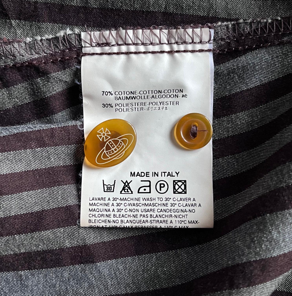 Vivienne Westwood Shirt Logoed Buttons