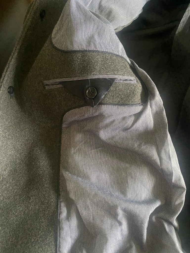 J CREW Grey Peacoat - Inside Pocket