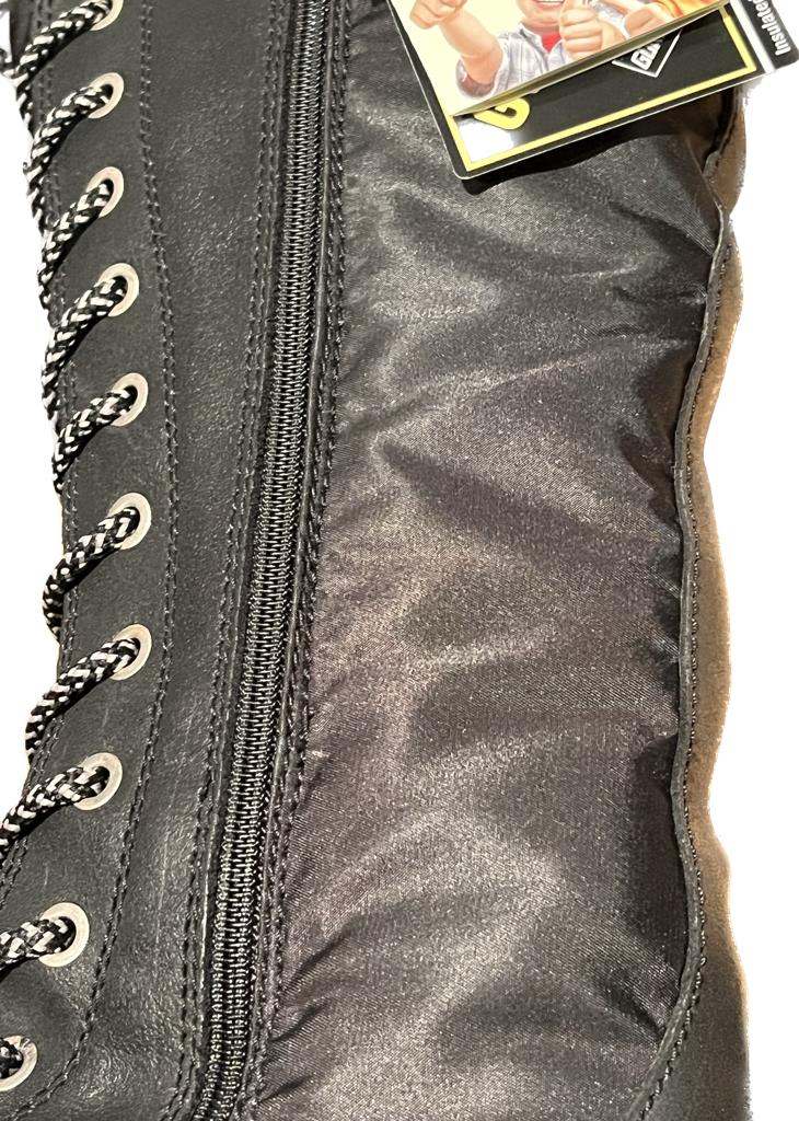Primigi Black Lace-up Boots - UK 2.5