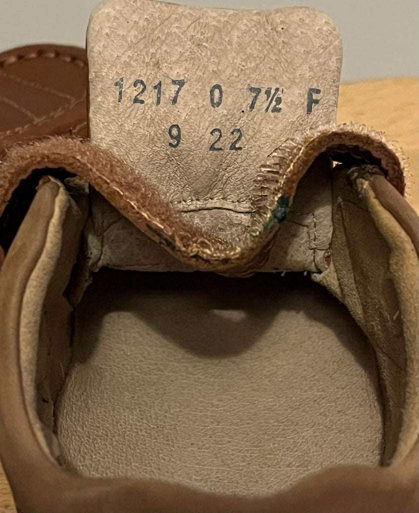 START-RITE CADDY Brown Leather Shoes - UK7.5F