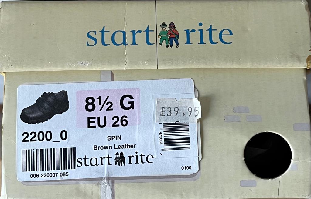 Start-rite Spin Brown Leather Shoes