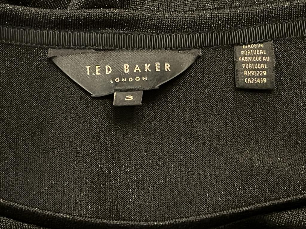 Ted Baker Sparkly Black Top UK 14