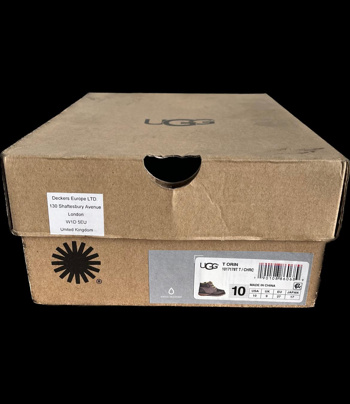 UGG Leather Boots - Size UK9 Infant - Pre-loved with box