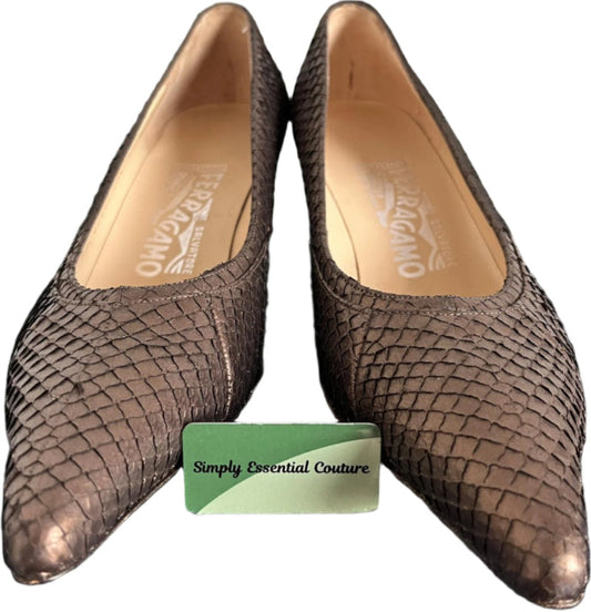Salvatore Ferragamo Leather Shoes UK7.5