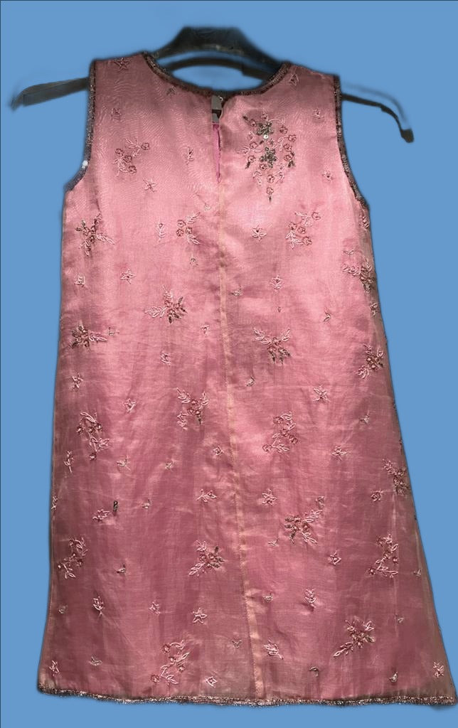 Monsoon Pink Dress  age  6-7yrs -NEW