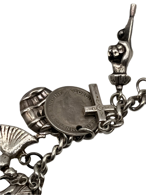 SOLID SILVER Hallmarked King George
