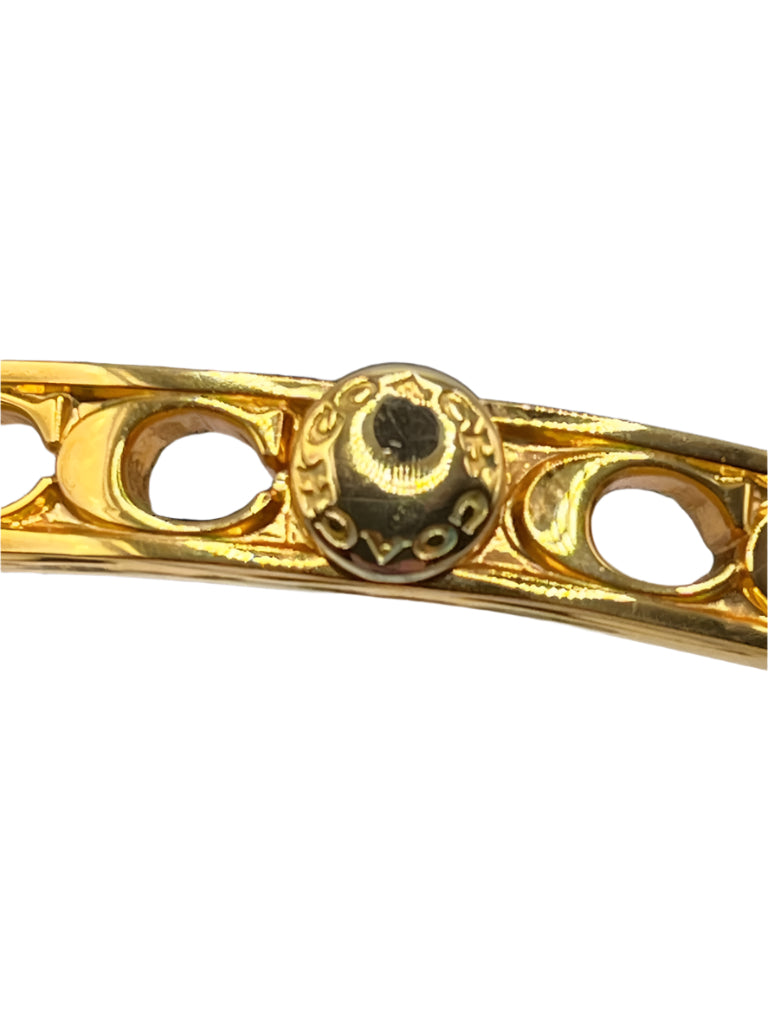 COACH Decorative Gold Bangle