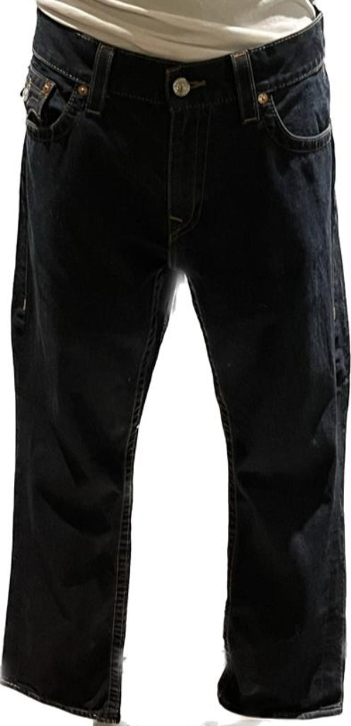 TRUE RELIGION Blue Dark Wash Jeans - W38