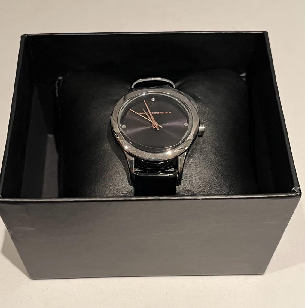 FRENCH CONNECTION Black Ladies Watch