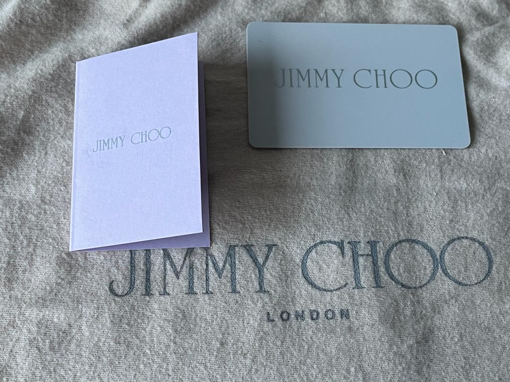 JIMMY CHOO Ivory Lambskin Handbag