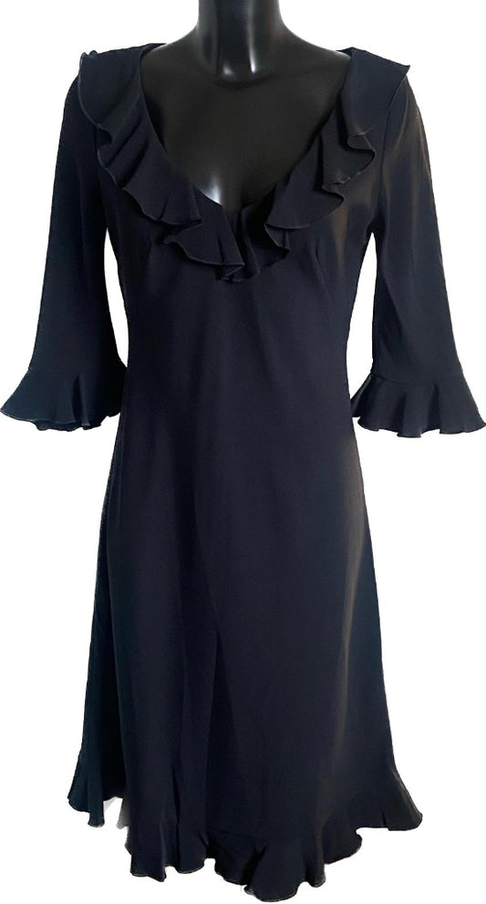 Moschino Vintage Black Dress - Size UK12
