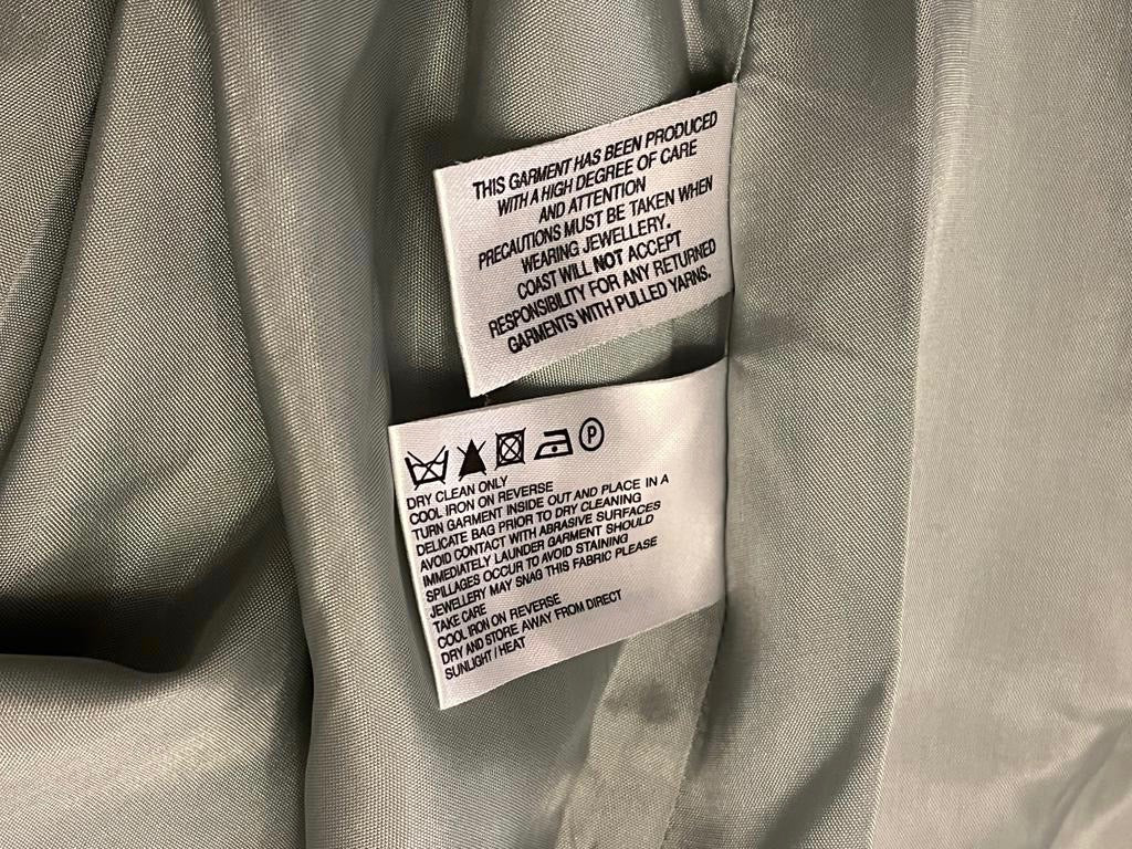 Coast Brown Dress with Flower Wash Label