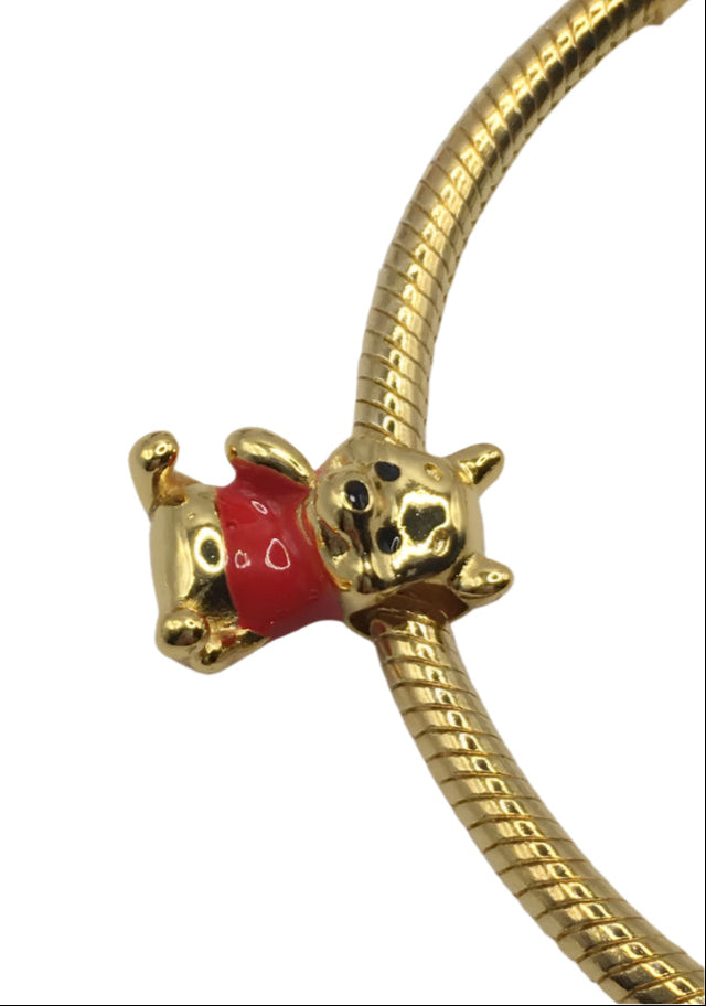 Pandora Gold Moments Bracelet & Charms - NEW
