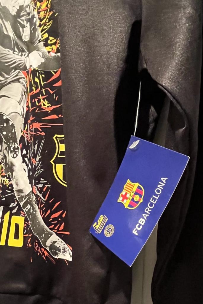 FC Barcelona Lionel Messi Black Hoodie