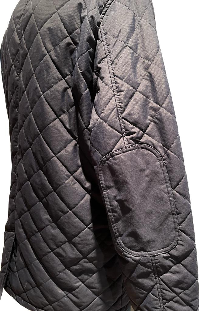 Ben Sherman Quilted Navy Jacket - Elbow