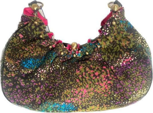 LULU GUINNESS Multi-coloured Corduroy Bag