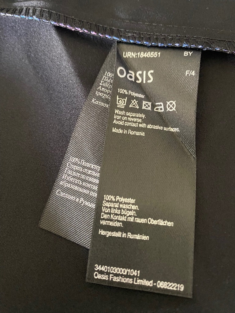 OASIS 80's Style Blue Skirt - UK12