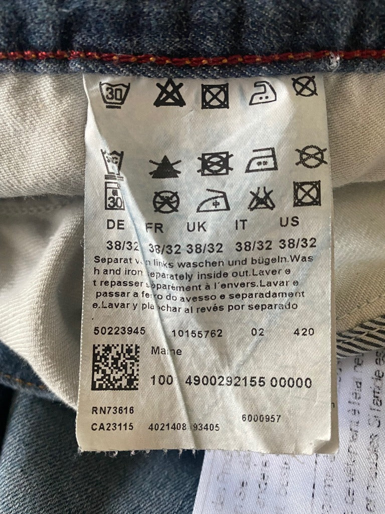 Hugo Boss Navy Jeans - Wash Label