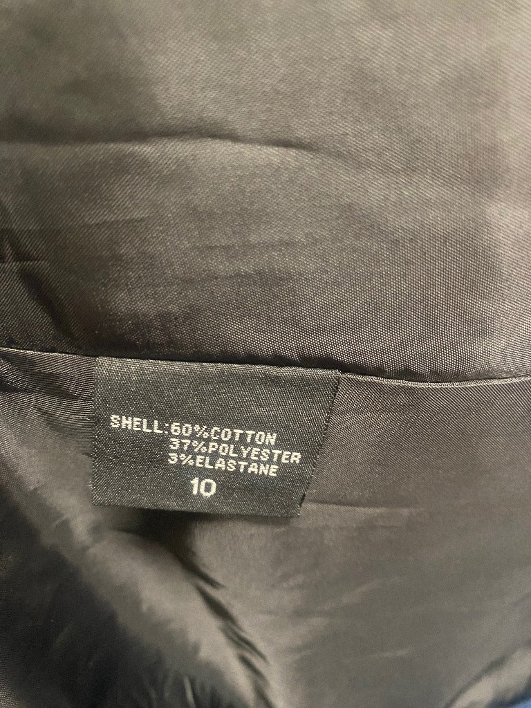 H&R Grey Gothic Style Coat - Material Mix