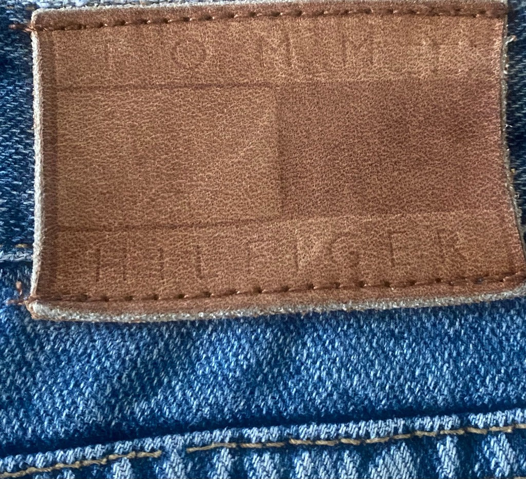 TOMMY HILFIGER Blue Denim Skirt - UK12