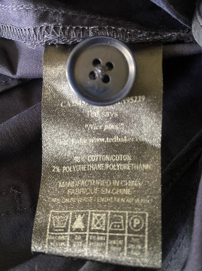 Ted Baker Wash Instructions + Spare Button