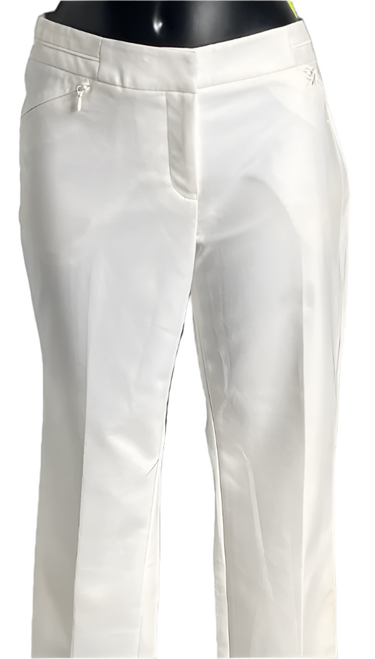 Next White Trousers - Size UK12