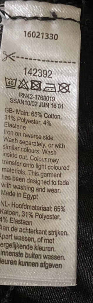 MONSOON 'Blue 78' Black Jeans - UK 8 R