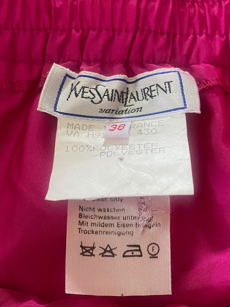 Yves Saint Laurent Pink RaRa Skirt - UK10