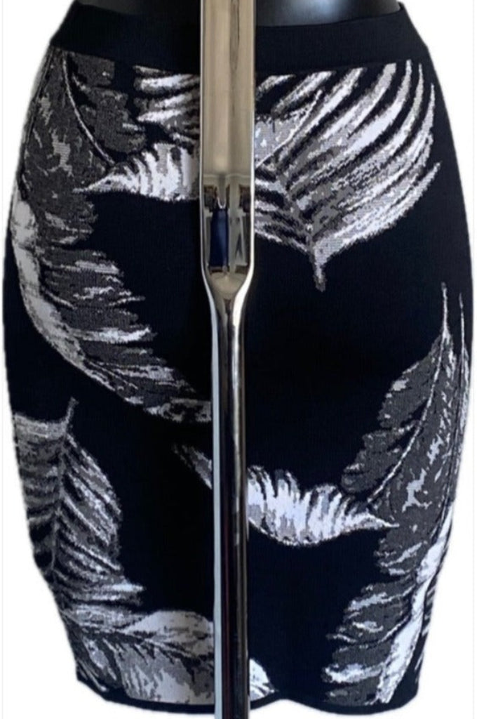ALEXANDER WANG White Leaf Skirt - UK10