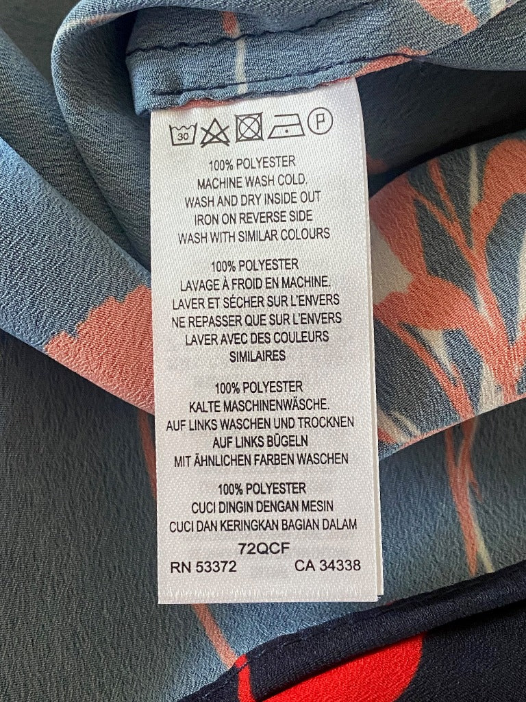 FRENCH CONNECTION Navy Flowered Top - UK8 - Brand New with Tags