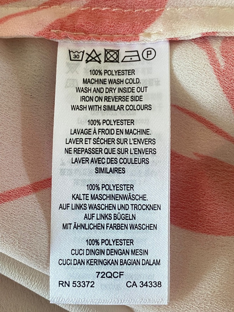 French Connection Top Wash Label