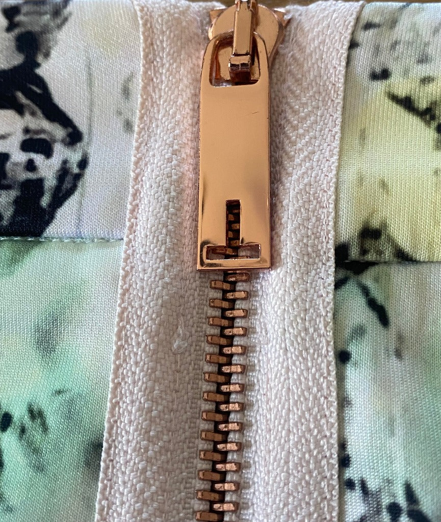 TED BAKER Skirt - UK6 - Rose Gold Zip