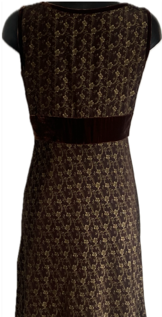 Armani Exchange Brown & Gold Dress - UK8