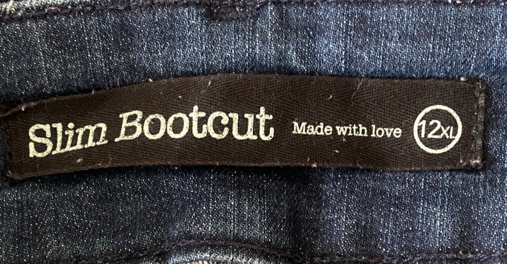 NEXT Dark Wash Blue Jeans - UK 12