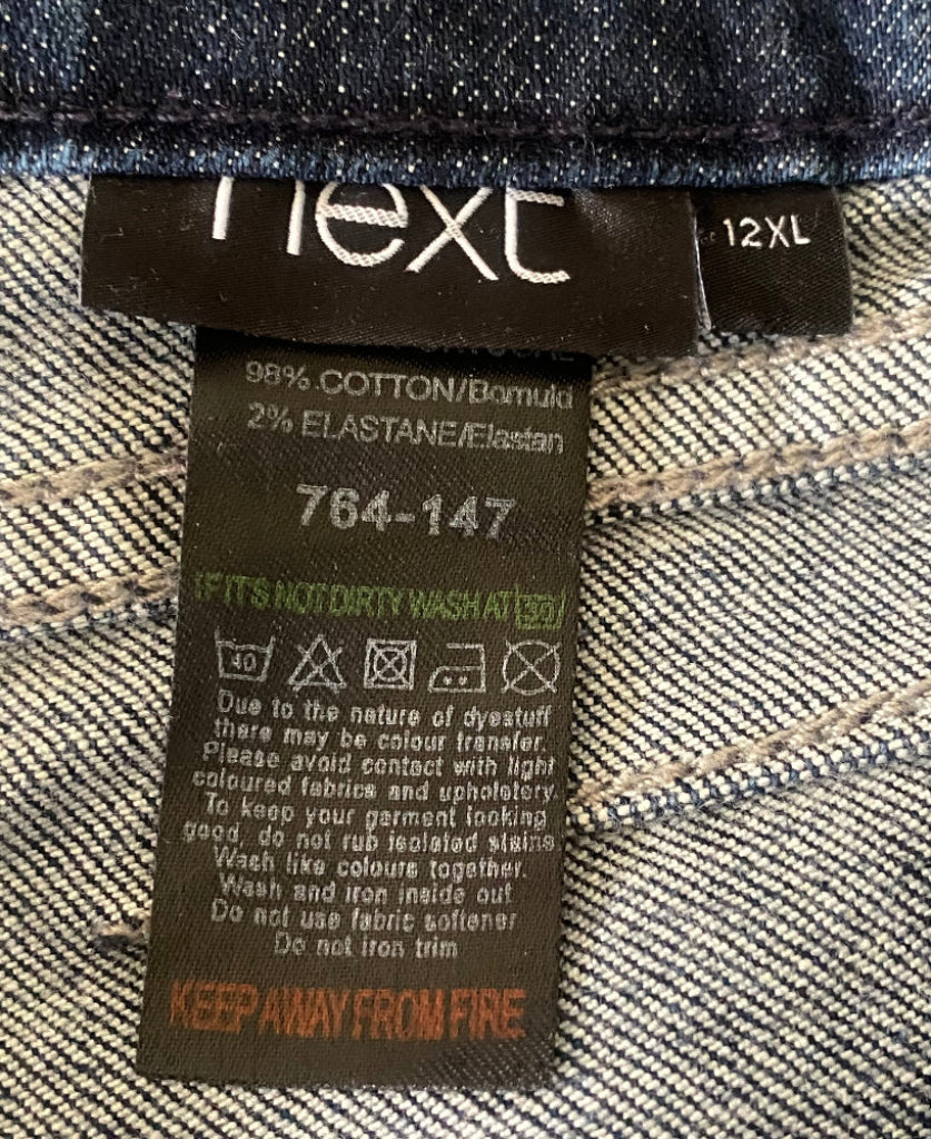 NEXT Dark Wash Blue Jeans - UK 12