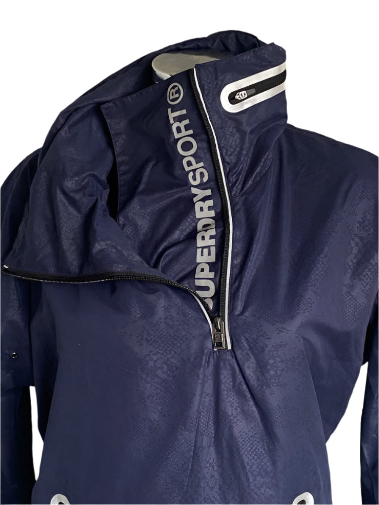 Superdry Sport Navy Wind-cheater - UK S