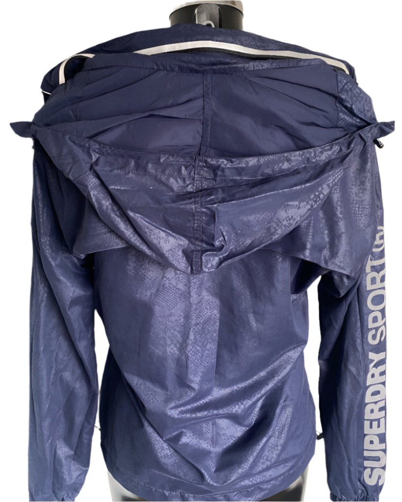 Superdry Sport Navy Wind-cheater - UK S