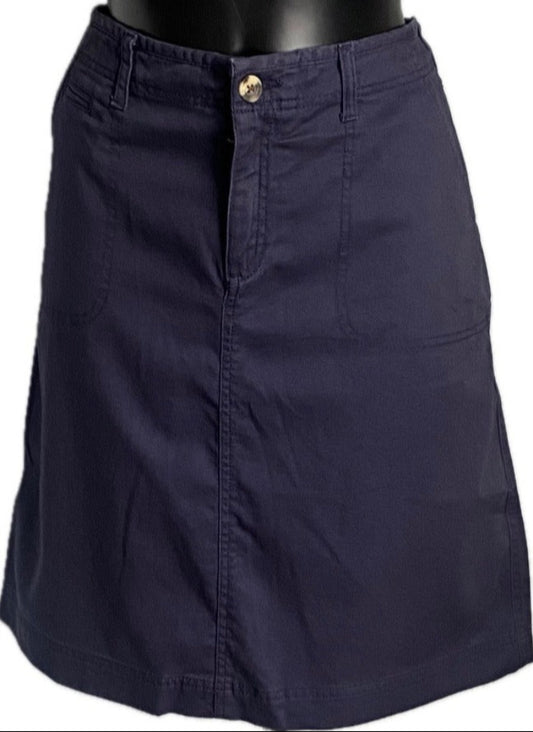 White Stuff Navy Chino Skirt - UK 10