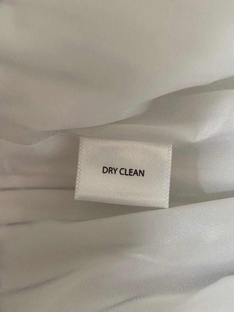 SAKS Fifth Avenue White Trousers - Wash Label