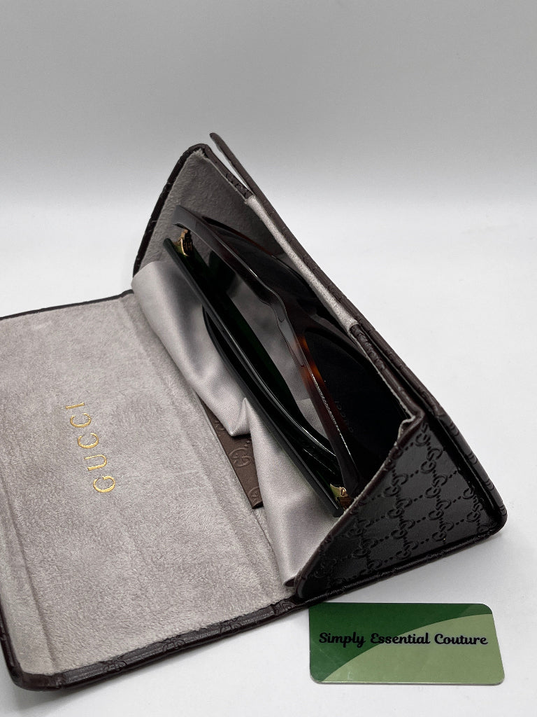 Gucci GG0003S Tortoiseshell Sunglasses