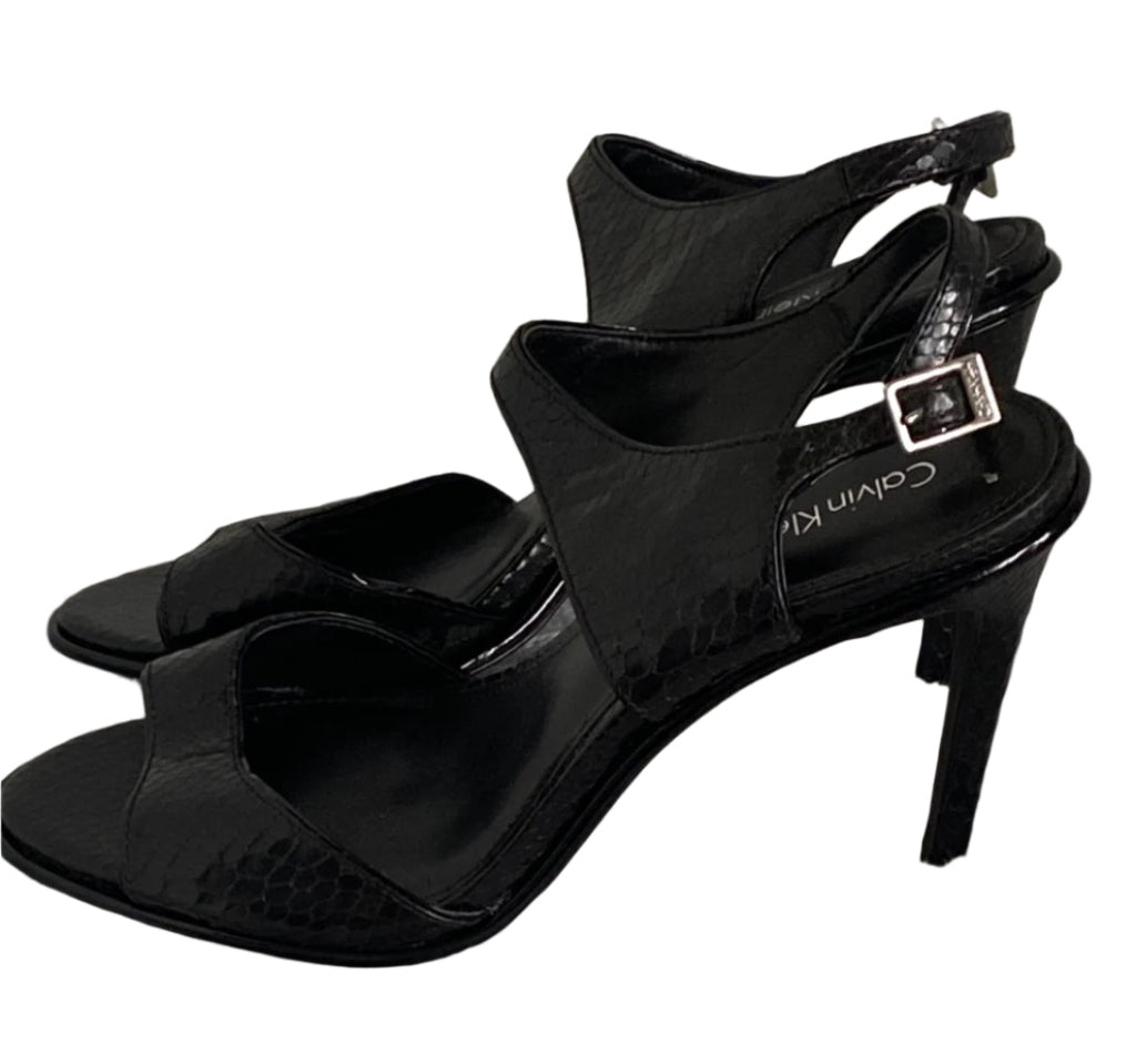 CALVIN KLEIN Black Sandals - UK5