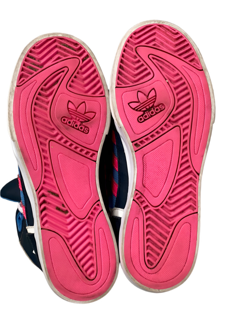 ADIDAS Retro Blue & Pink Trainers - UK3.5