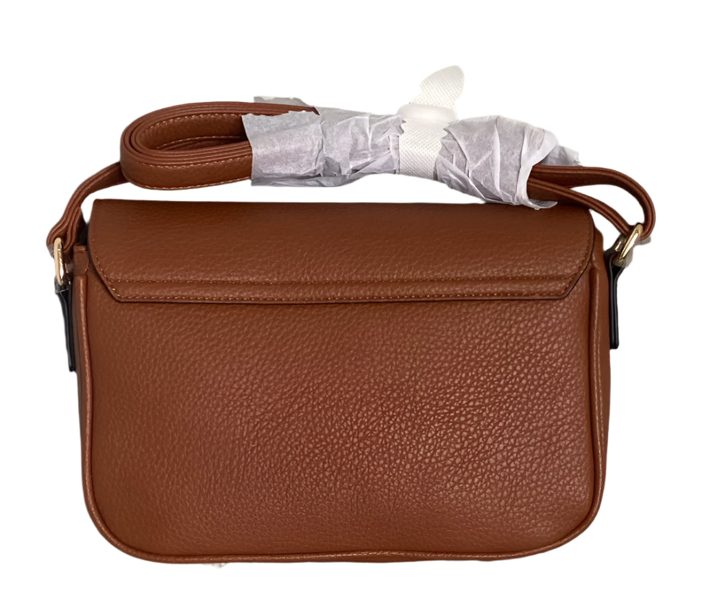Moda in Pelle Brown Leather Sloane Bag