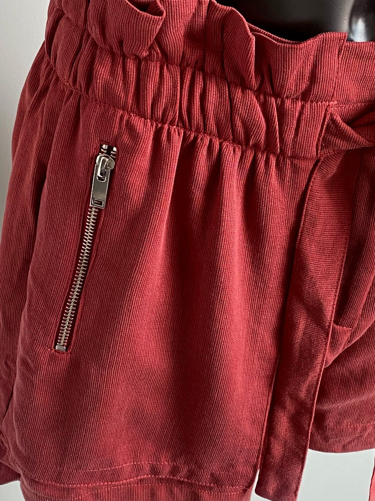 ZARA Rust Coloured Shorts - UK L