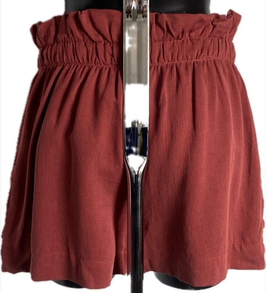 ZARA Rust Coloured Shorts - UK L